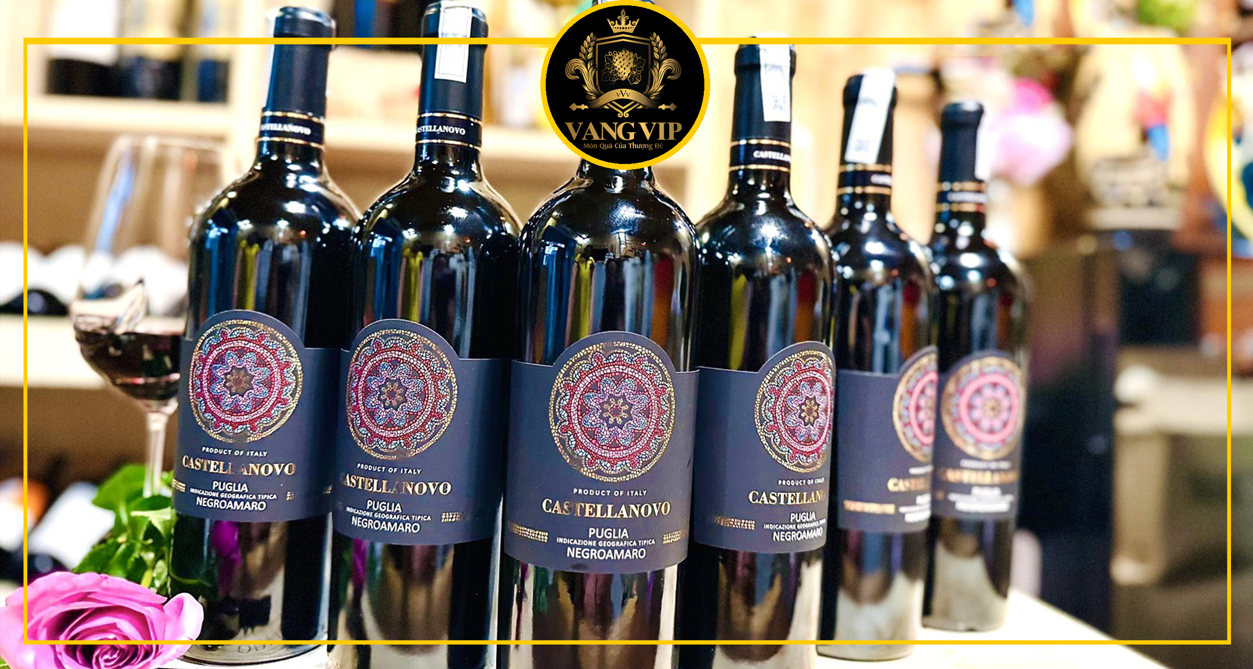 Ruou-Vang-Castellanovo-Negroamaro - Vang Vip