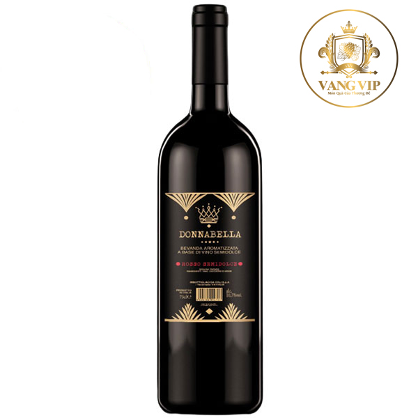 Rượu vang đỏ ngọt Ý Donnabella tại Vang Vip